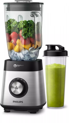 Philips Series 5000 Blender ProBlend Tech 1000W 2L Glass Jar HR3573/91