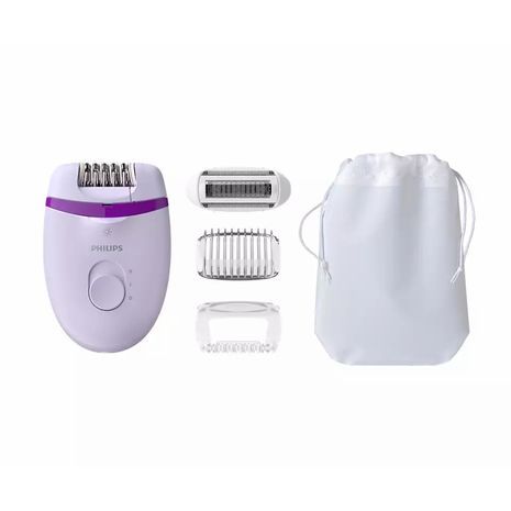 Philips Satinelle Essential Corded Compact Epilator - Purple - BRE275/00