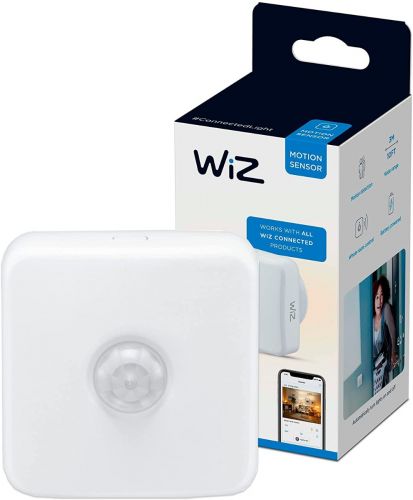 WiZ Connected WiFi Motion Sensor for WiZ Lights, Compatible with Alexa and Google Home Assistant, White